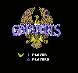 Gaiapolis (Homebrew) — Title screen